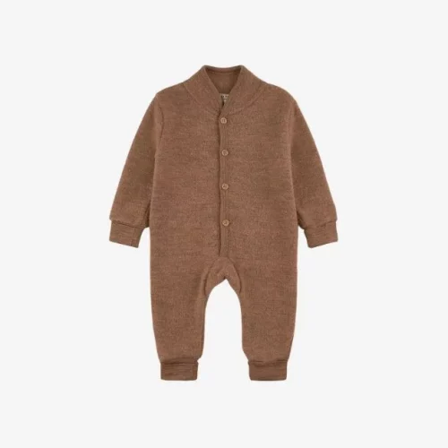 Wool Fleece Suit Moss Green