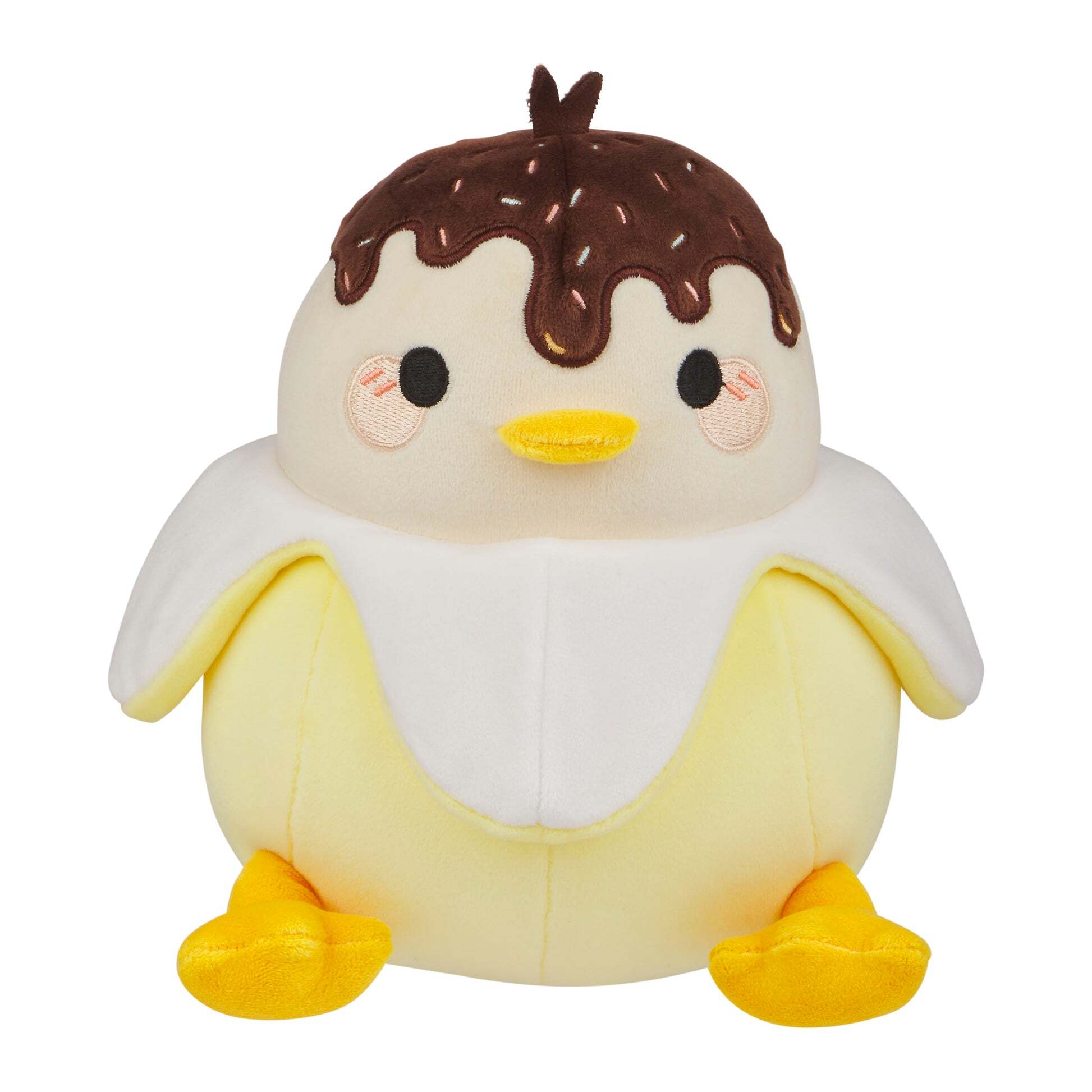 Honeymaru Choco Sundae Banana Duck Plush - Image 2